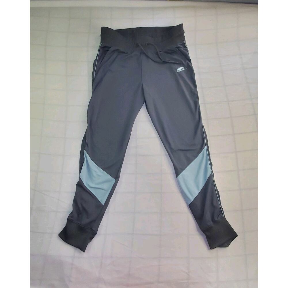Nike Sportswear Sz L Heritage Track Pant Women’s Gray Blue CD4152-021 Ca14
